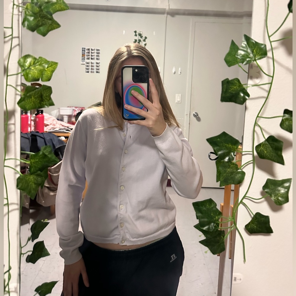 GAP LILAC CARDIGAN